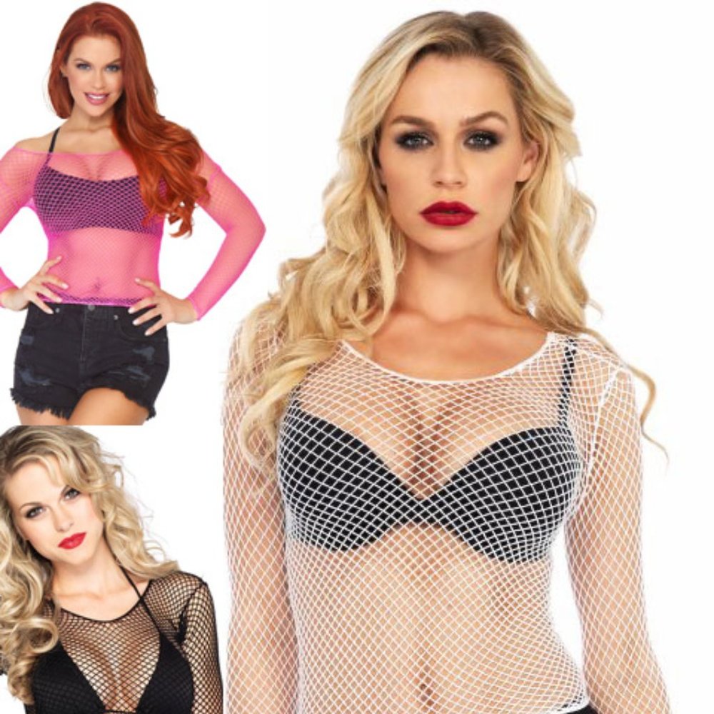 Fusha Fishnet top